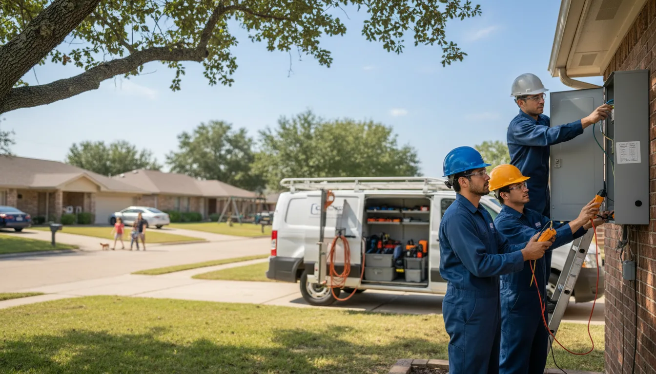 Certified electrician providing emergency electrical services in Rozel, KS